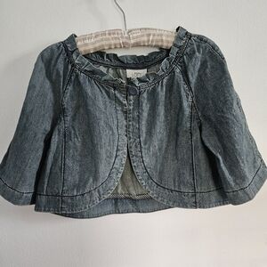 Loft Jean Jacket. Cropped/ Bolero Style.